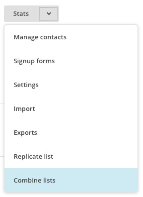 Sammenflet dine lister - Combine lists tool